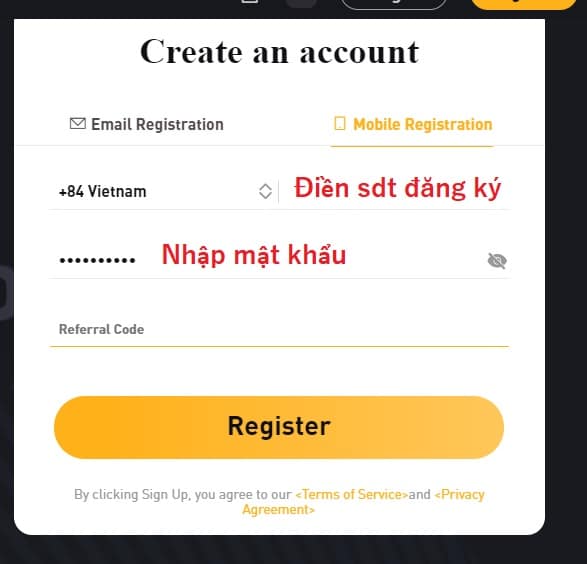 đăng ký tài khoản sàn bybit