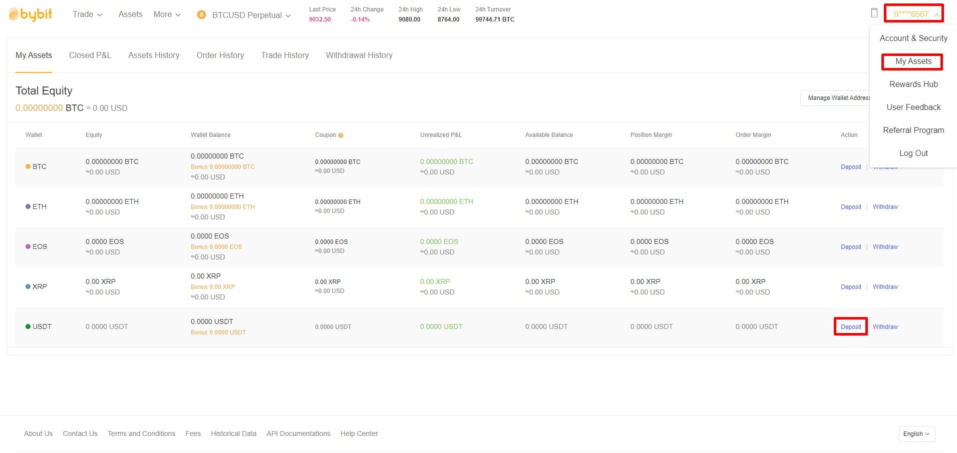 hướng dẫn nạp usdt sàn bybit