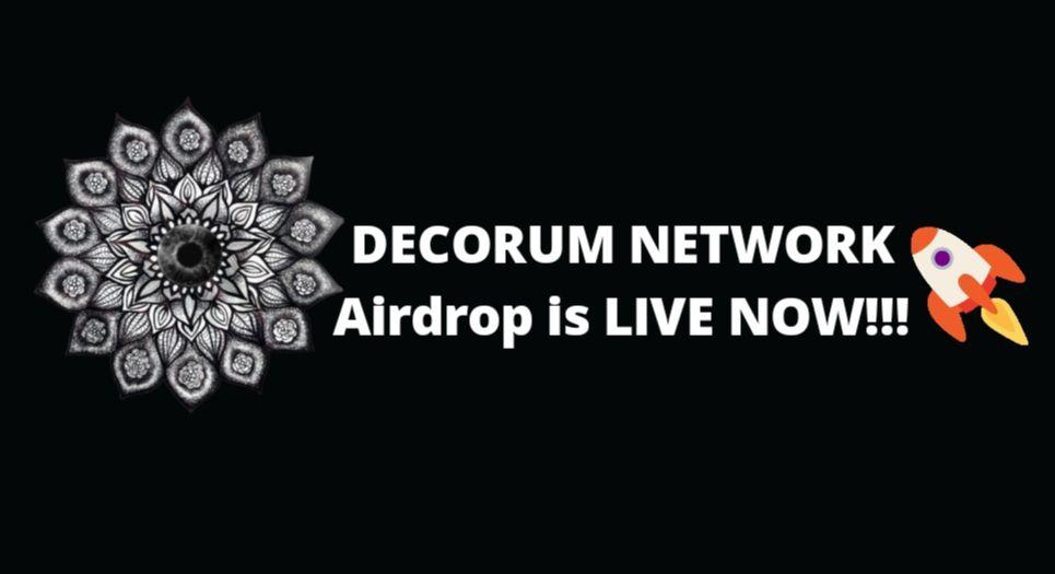 Nhận 25 USD miễn phí với airdrop của Decorum Network