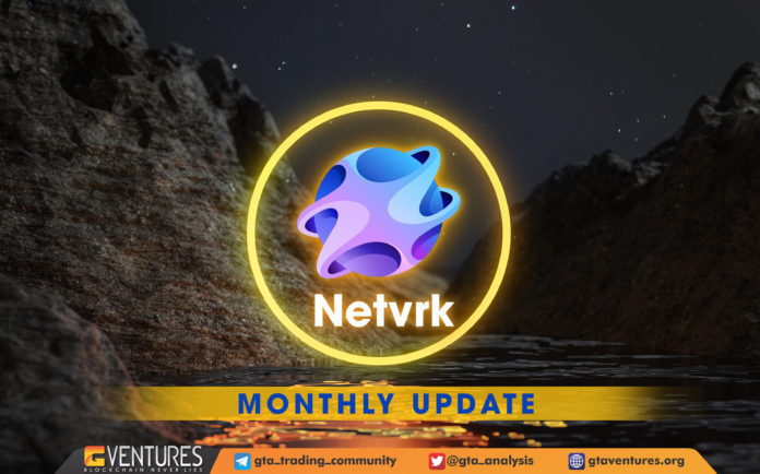 Orange Circle Neon Water Terrain Night Stars Logo Mockup