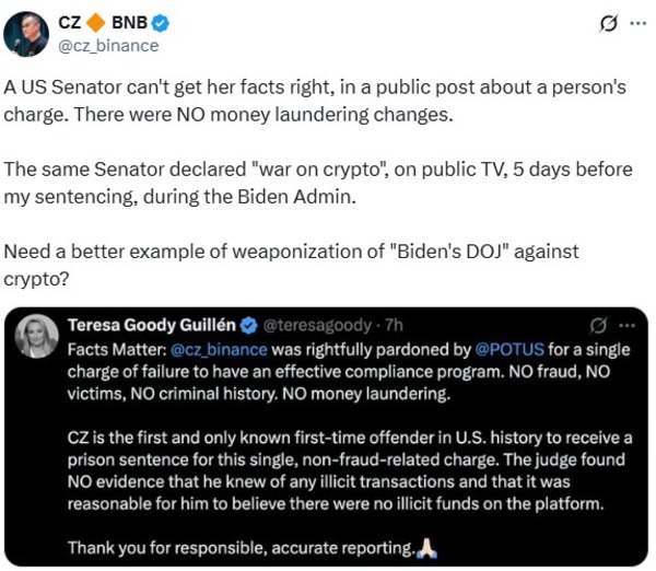 Chính trị, Changpeng Zhao, Sàn giao dịch tiền điện tử, Donald Trump, Sàn giao dịch phi tập trung, Tính năng, BNB