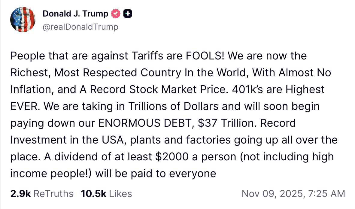 Chính phủ Hoa Kỳ, Hoa Kỳ, Donald Trump