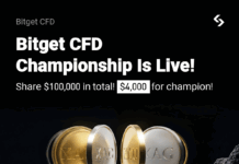 Bitget CFD Championship: Cơ hội chia sẻ quỹ thưởng 100,000 USD cho cộng đồng trader